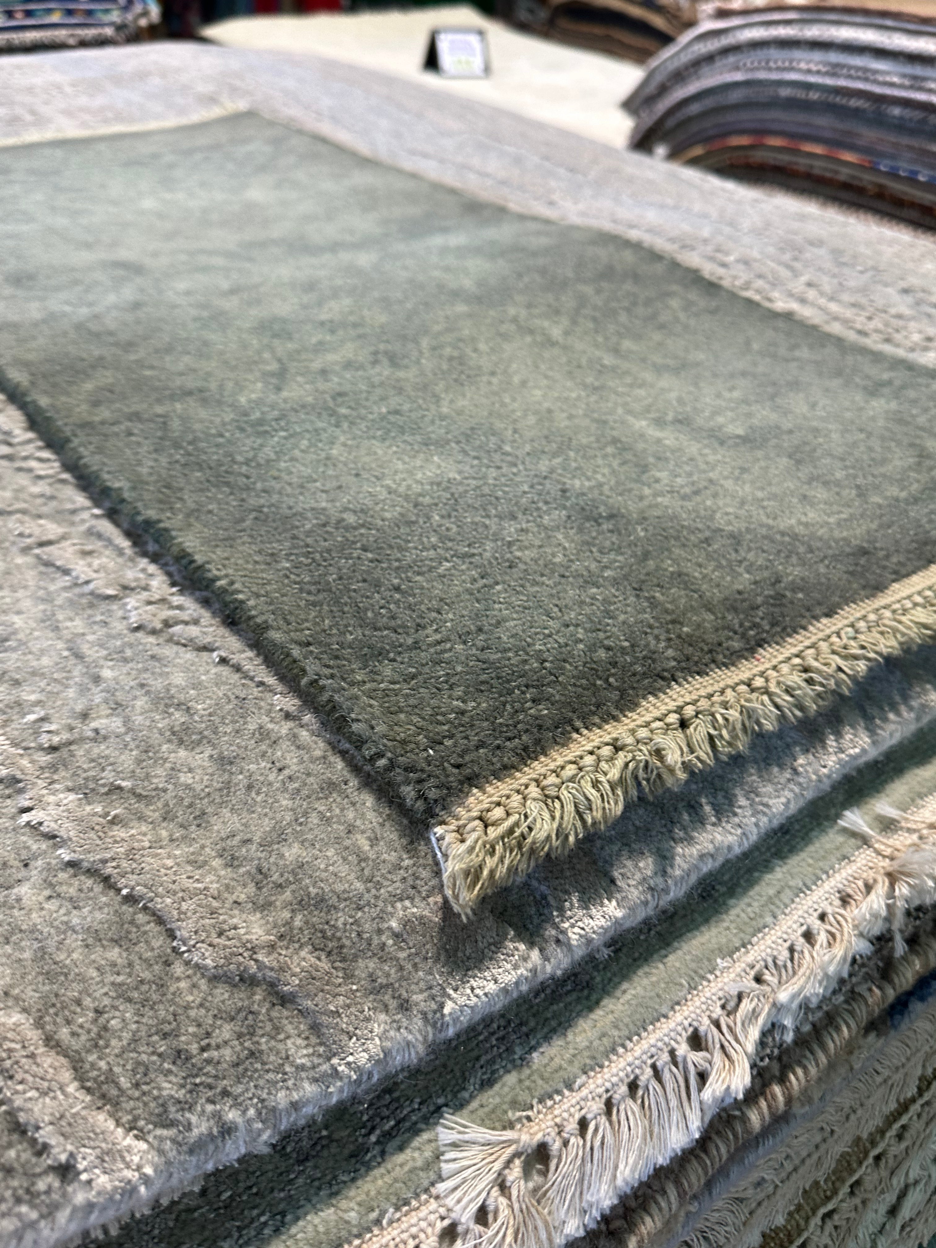 Natalie Shaw 2x3 Hand-Knotted Oushak Rug