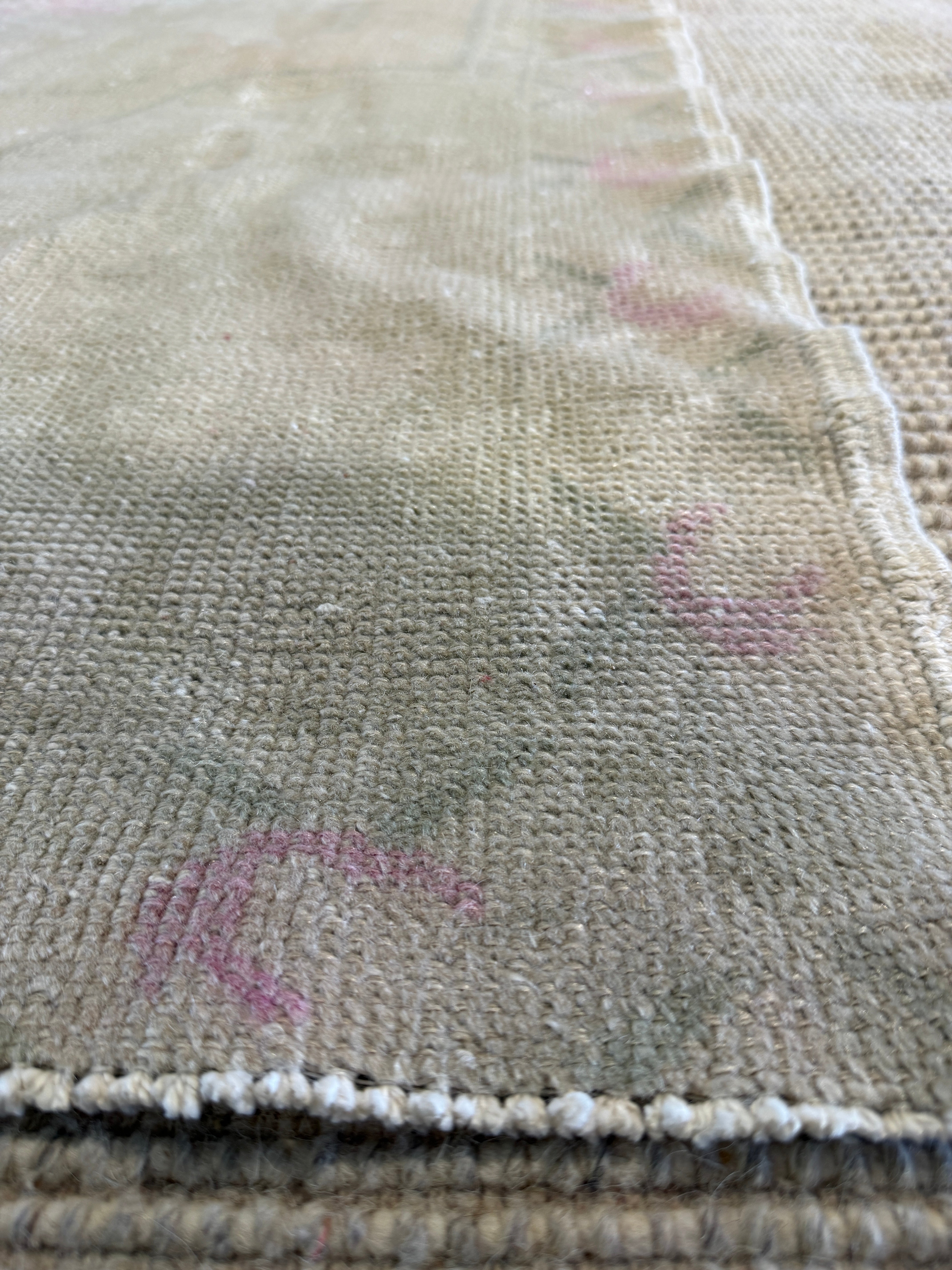 Luna Loo 4.5x7 Grey Hand-Knotted Turkish Oushak