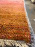 Christopher Atkins 8x10 Orange Hand-Knotted Modern Grass Style Rug