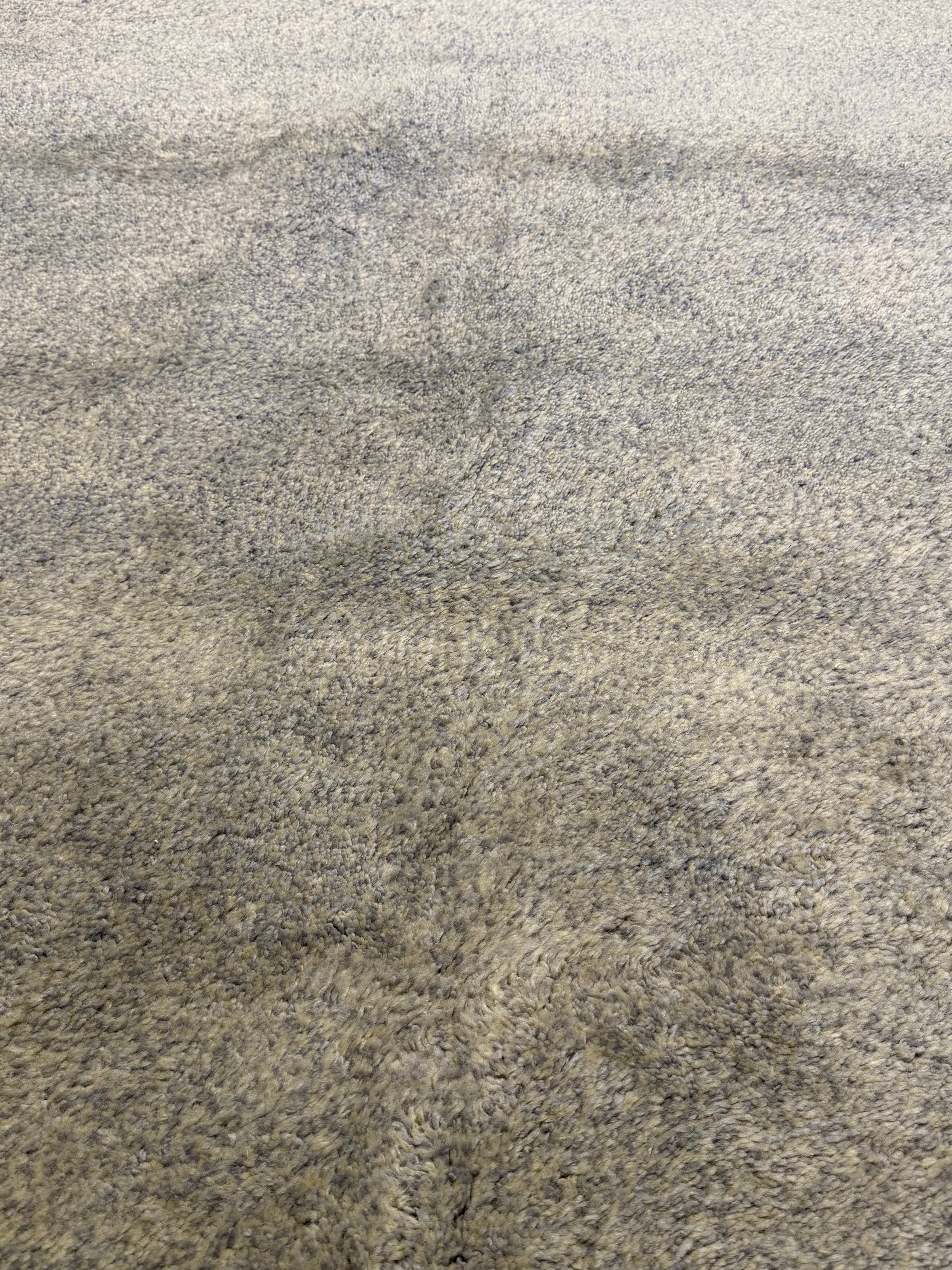 Jack Depew 7.6x9.6 Grey Hand-Knotted Modern Rug