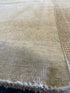 Maura 3.6x10.5 Cream Hand-Knotted Vintage Turkish Turkish Runner