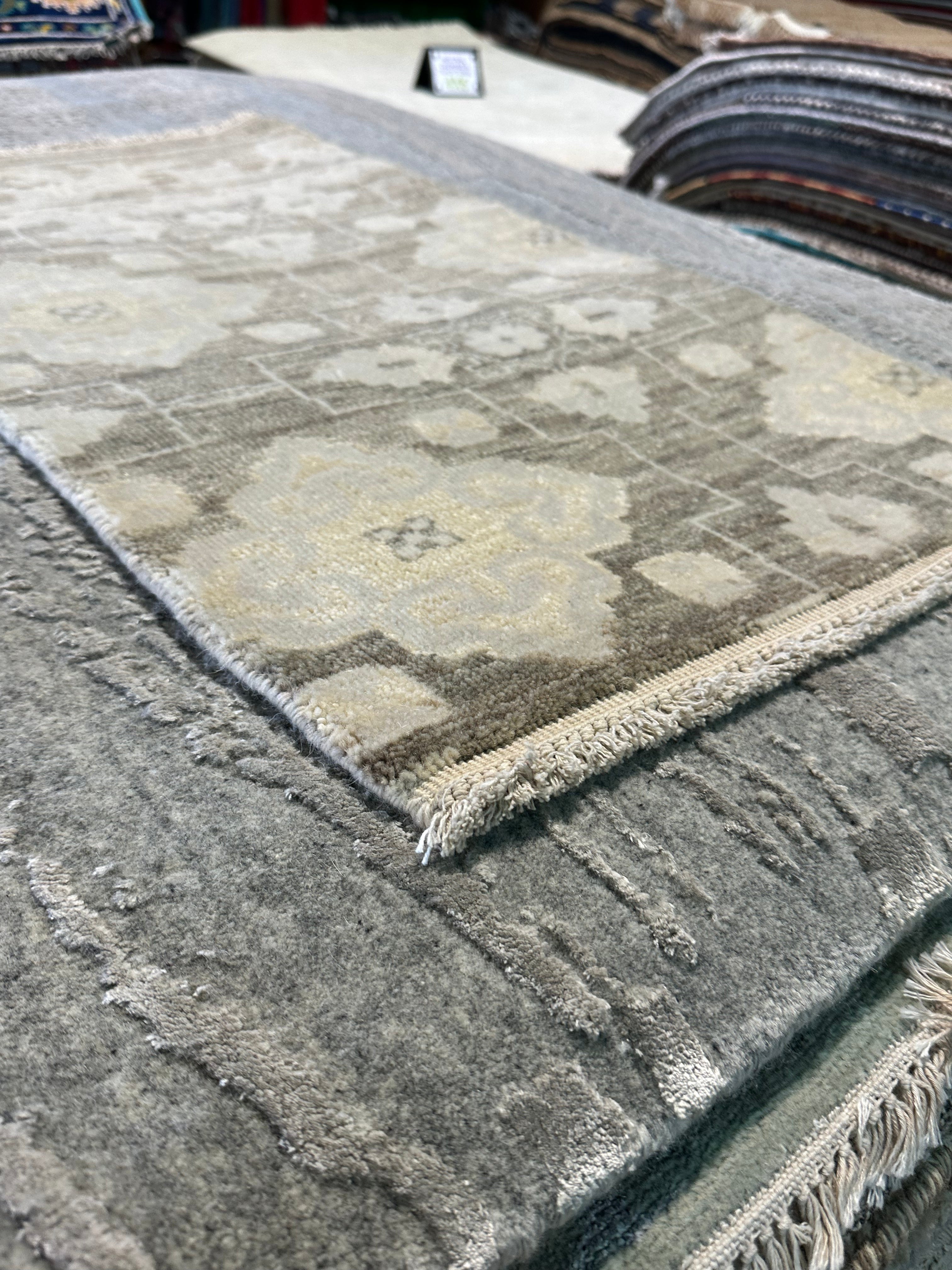 Jianna Platon 2x3 Hand-Knotted Oushak Rug