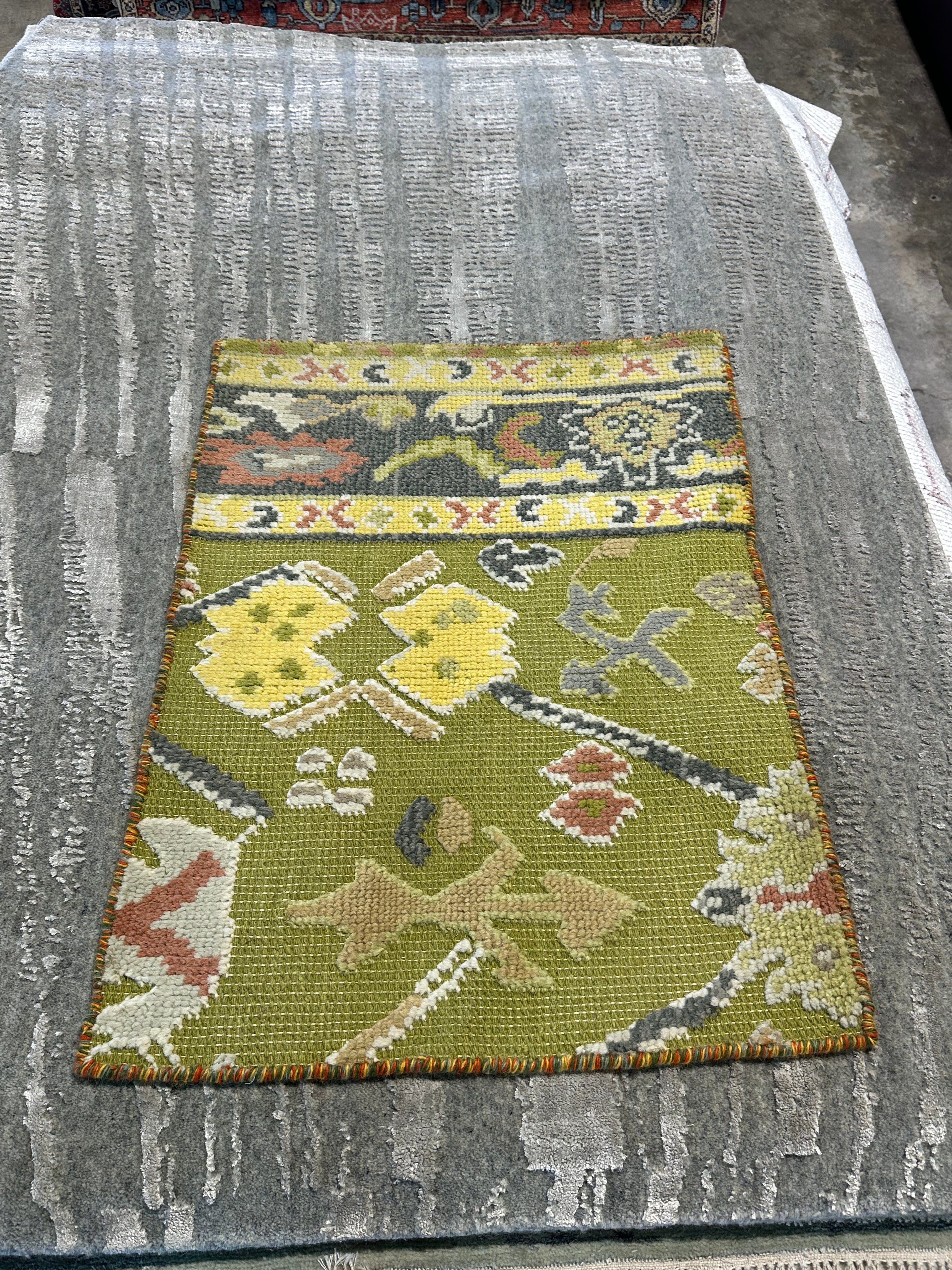 Courtney Bouchard 2x3 Hand-Knotted Oushak Rug