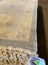 Julia Louis-Dreyfus 9x12 Blue and Yellow Hand-Knotted Oushak Rug