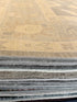 Julia Louis-Dreyfus 9x12 Blue and Yellow Hand-Knotted Oushak Rug