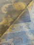 Julia Louis-Dreyfus 9x12 Blue and Yellow Hand-Knotted Oushak Rug