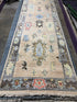 Dana Lockhart 2.6x12.3 Multi Color Hand-Knotted Oushak Runner