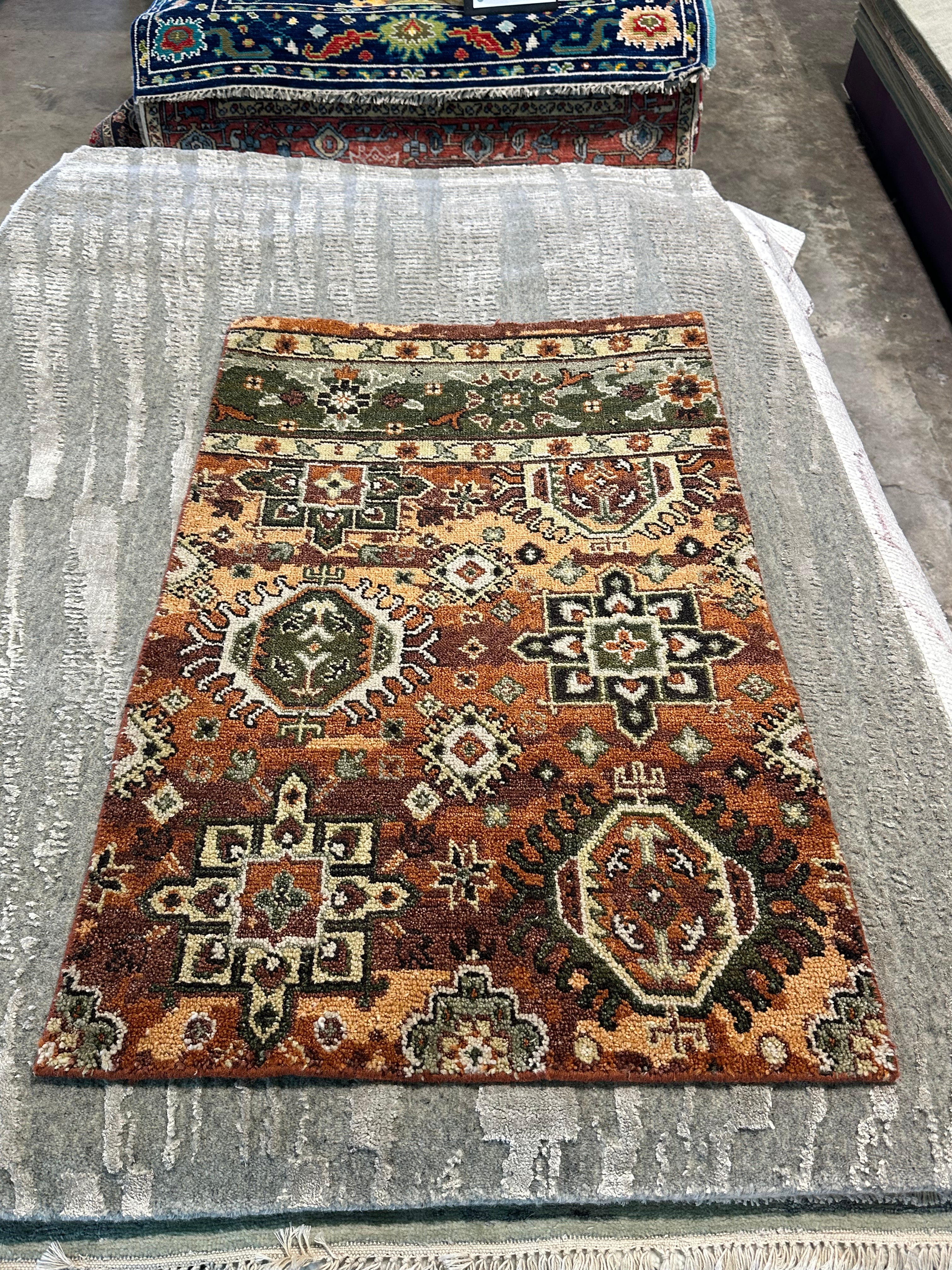 Mari Crawford 2x3 Hand-Knotted Oushak Rug