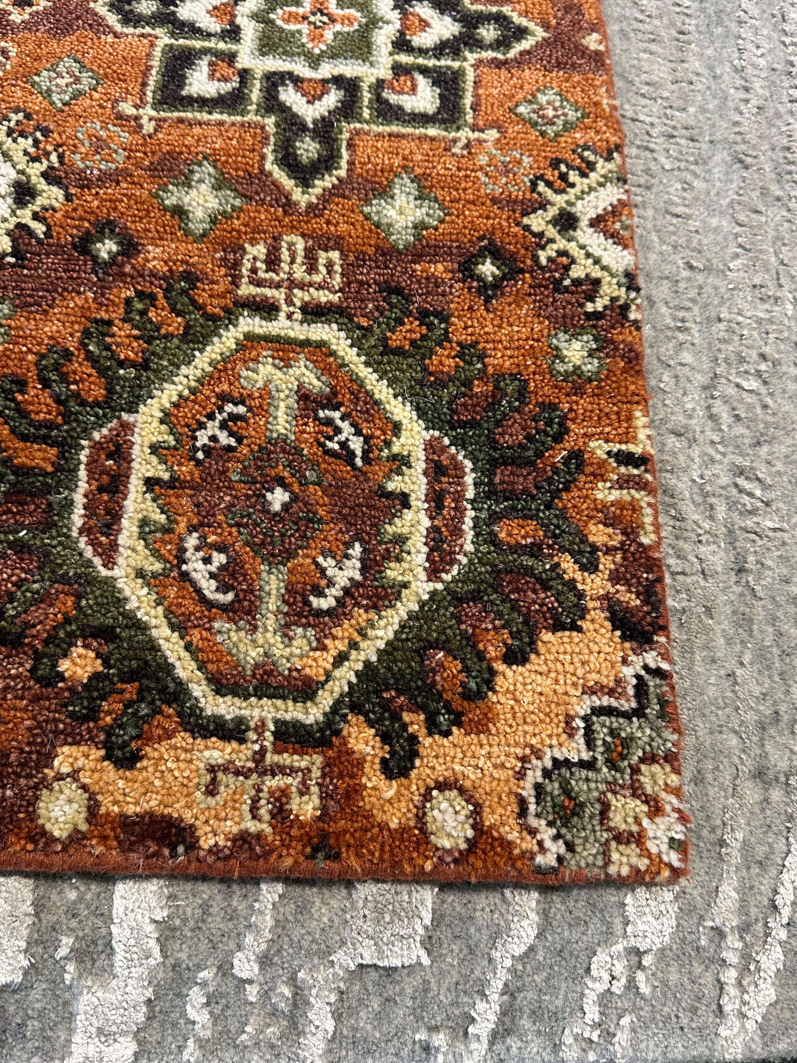 Mari Crawford 2x3 Hand-Knotted Oushak Rug