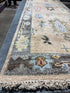 Dana Lockhart 2.6x12.3 Multi Color Hand-Knotted Oushak Runner