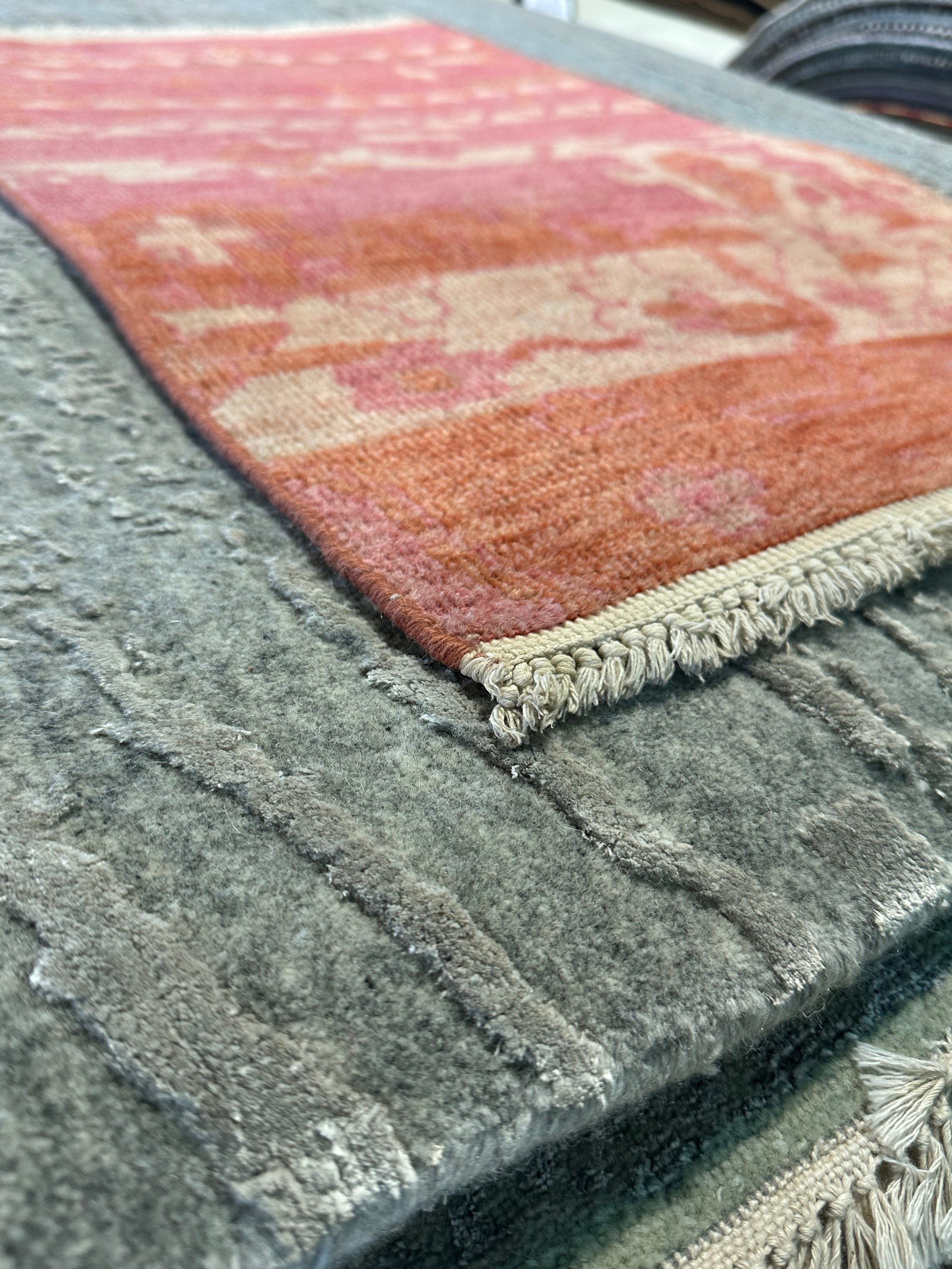 Gertrude Crawford 2x3 Hand-Knotted Oushak Rug