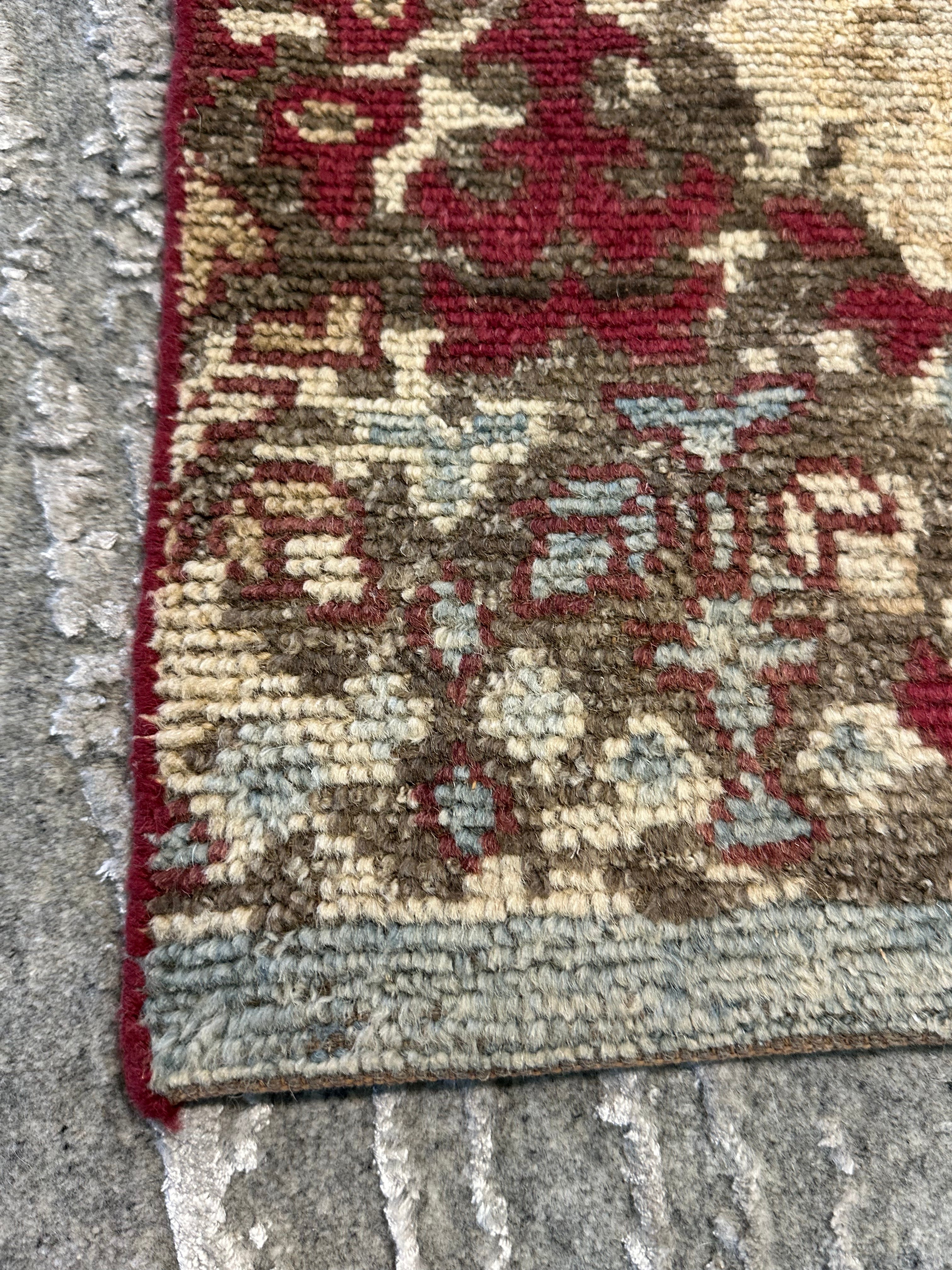 Marsina Mogielski 2x3 Hand-Knotted Oushak Rug