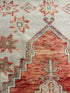 Tabatha Mahony 2.8x9.10 Pink Hand-Knotted Vintage Turkish Oushak Runner