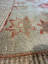 Tabatha Mahony 2.8x9.10 Pink Hand-Knotted Vintage Turkish Oushak Runner