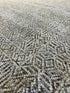 Billy 8x10 Hand-Knotted Light Grey & Ivory High Low