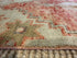 Tabatha Mahony 2.8x9.10 Pink Hand-Knotted Vintage Turkish Oushak Runner