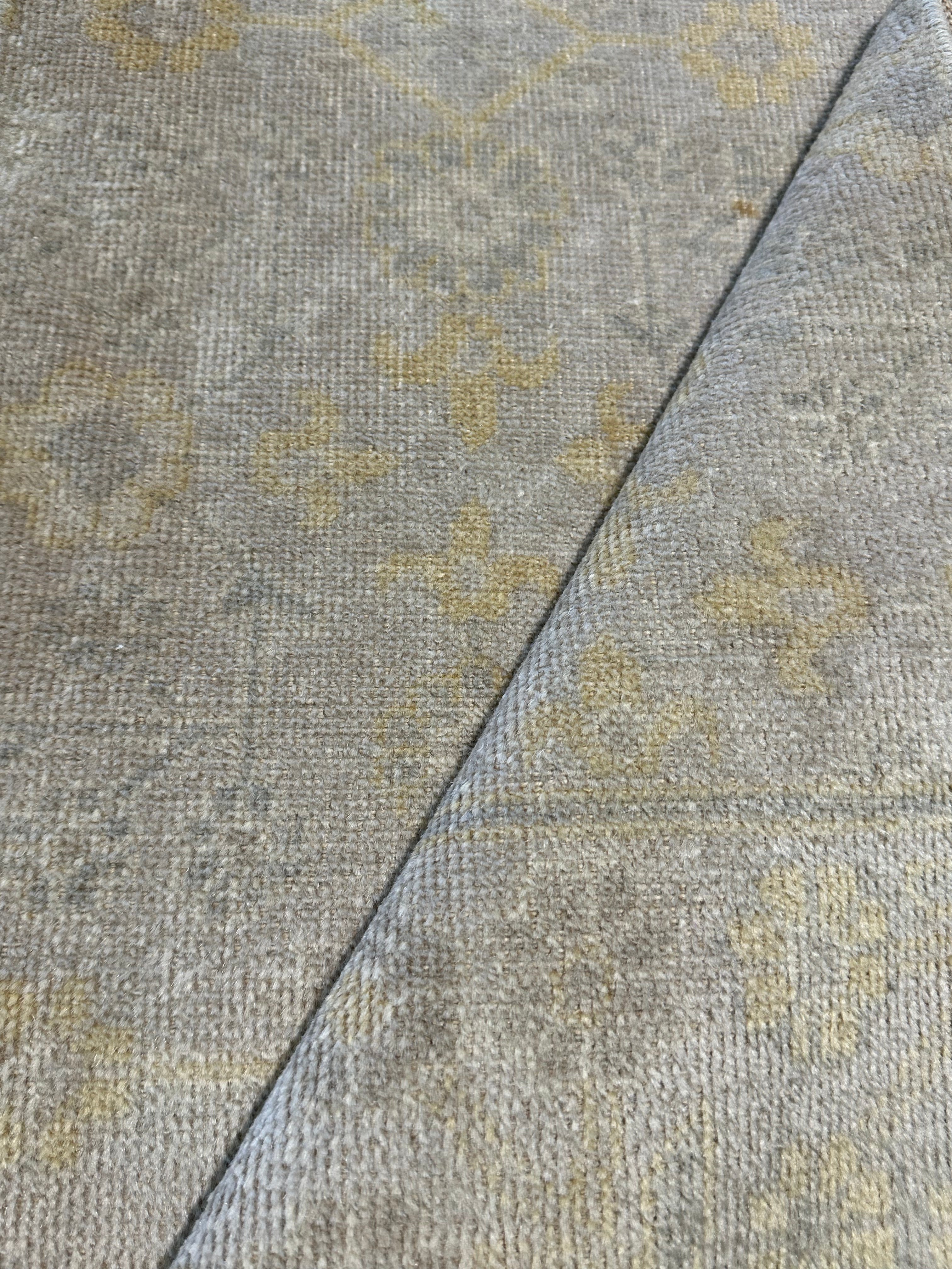 Lindsay Michelle Reed 2x3 Hand-Knotted Oushak Rug