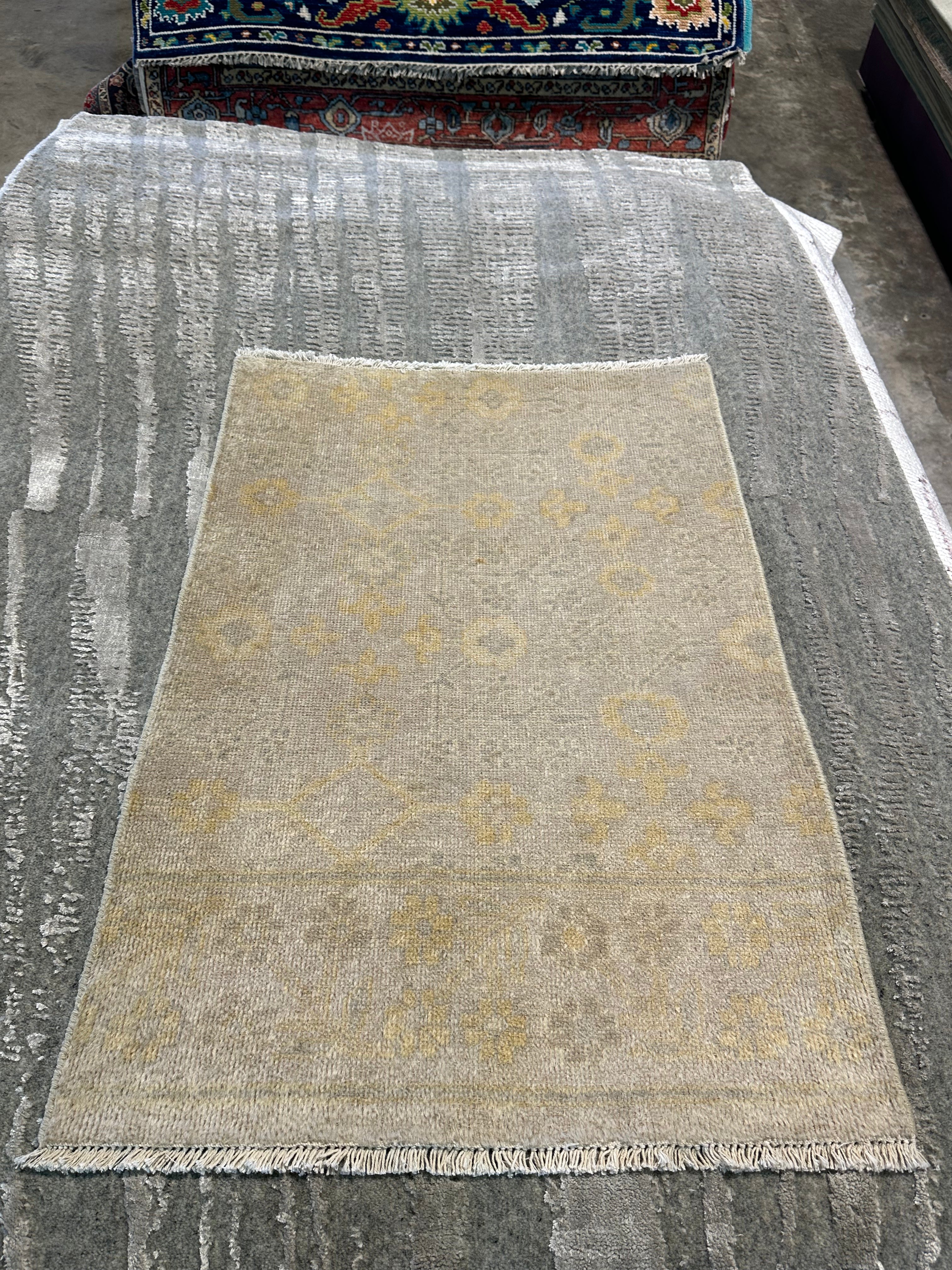 Lindsay Michelle Reed 2x3 Hand-Knotted Oushak Rug