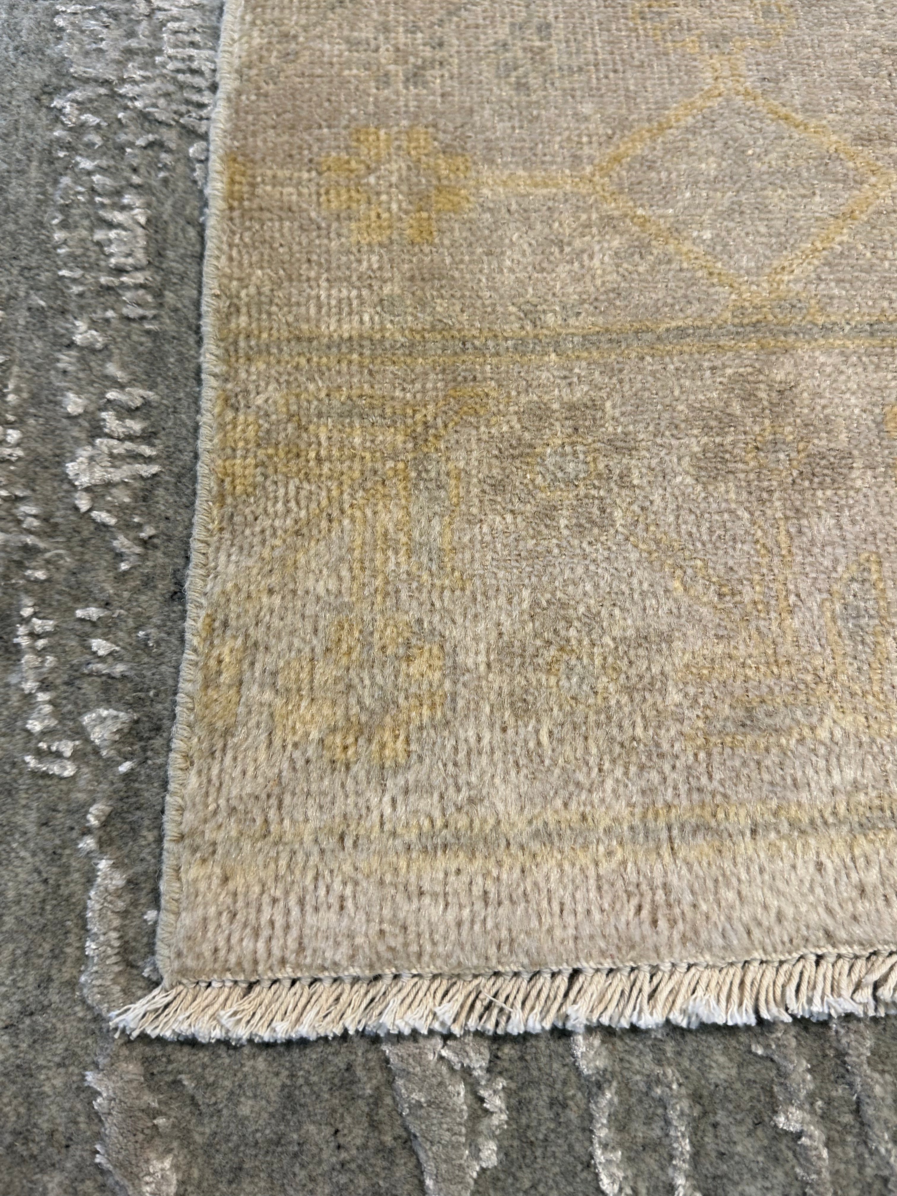Lindsay Michelle Reed 2x3 Hand-Knotted Oushak Rug