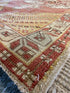 Rhonda Jones 3.11x8 Red Hand-Knotted Vintage Turkish Oushak