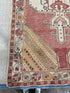 Rhonda Jones 3.11x8 Red Hand-Knotted Vintage Turkish Oushak