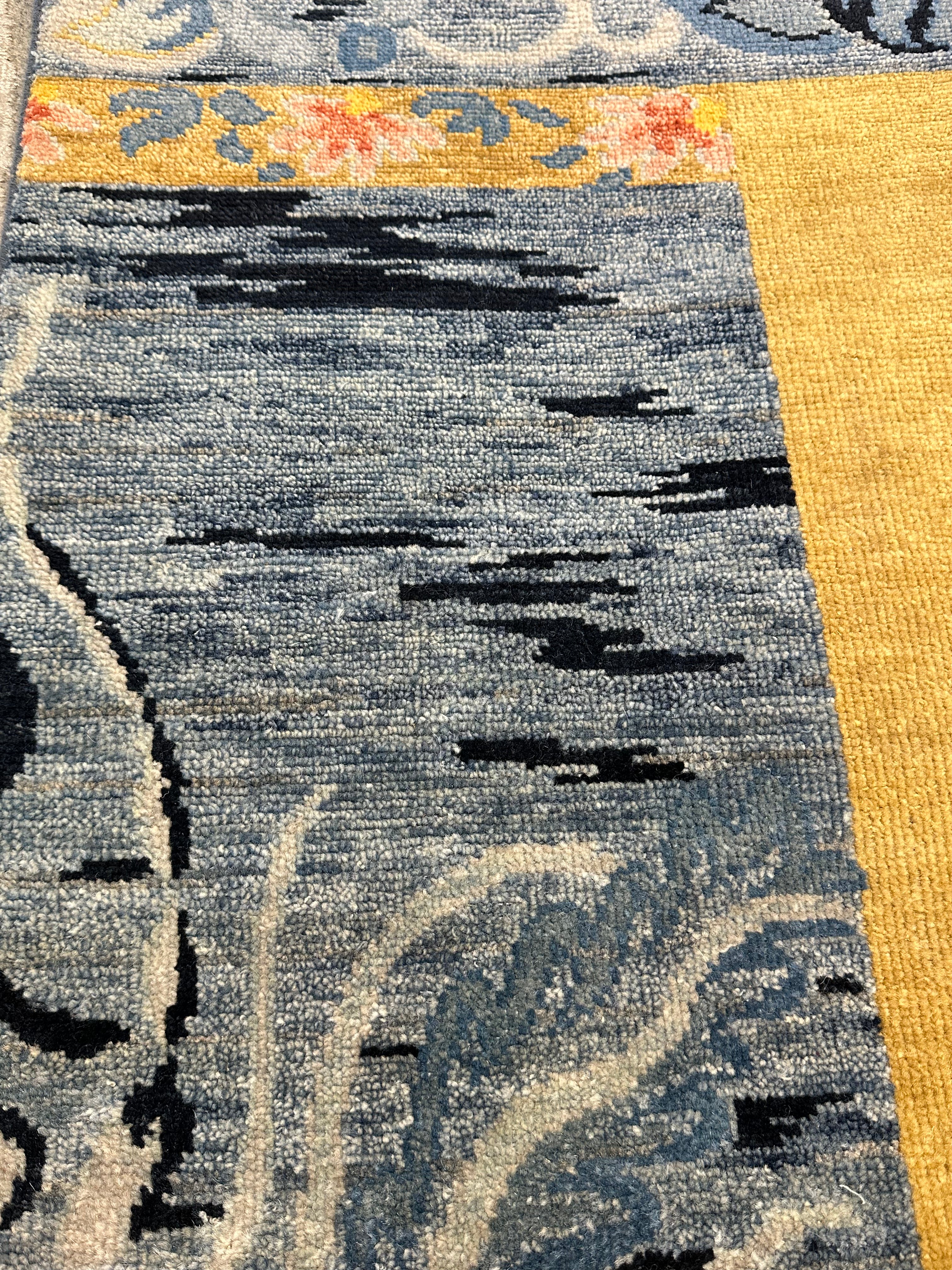 Simonas Zmuidzinas 2x3 Hand-Knotted Oushak Rug