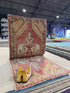Rhonda Jones 3.11x8 Red Hand-Knotted Vintage Turkish Oushak