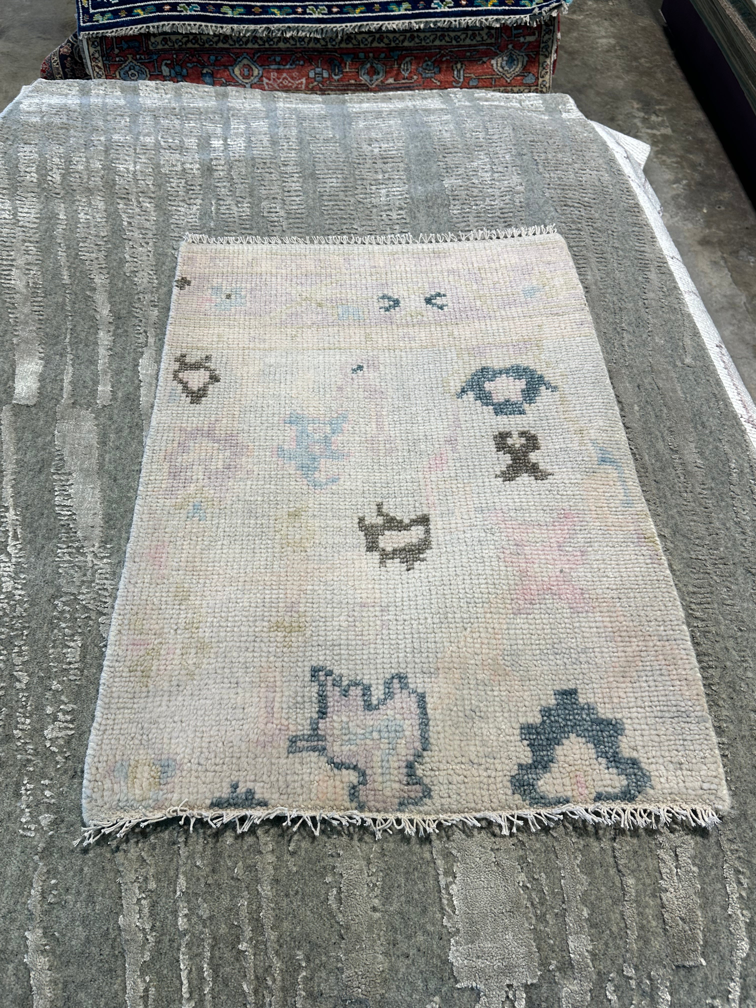 Gwyneth Anne Trumbore 2x3 Hand-Knotted Oushak Rug