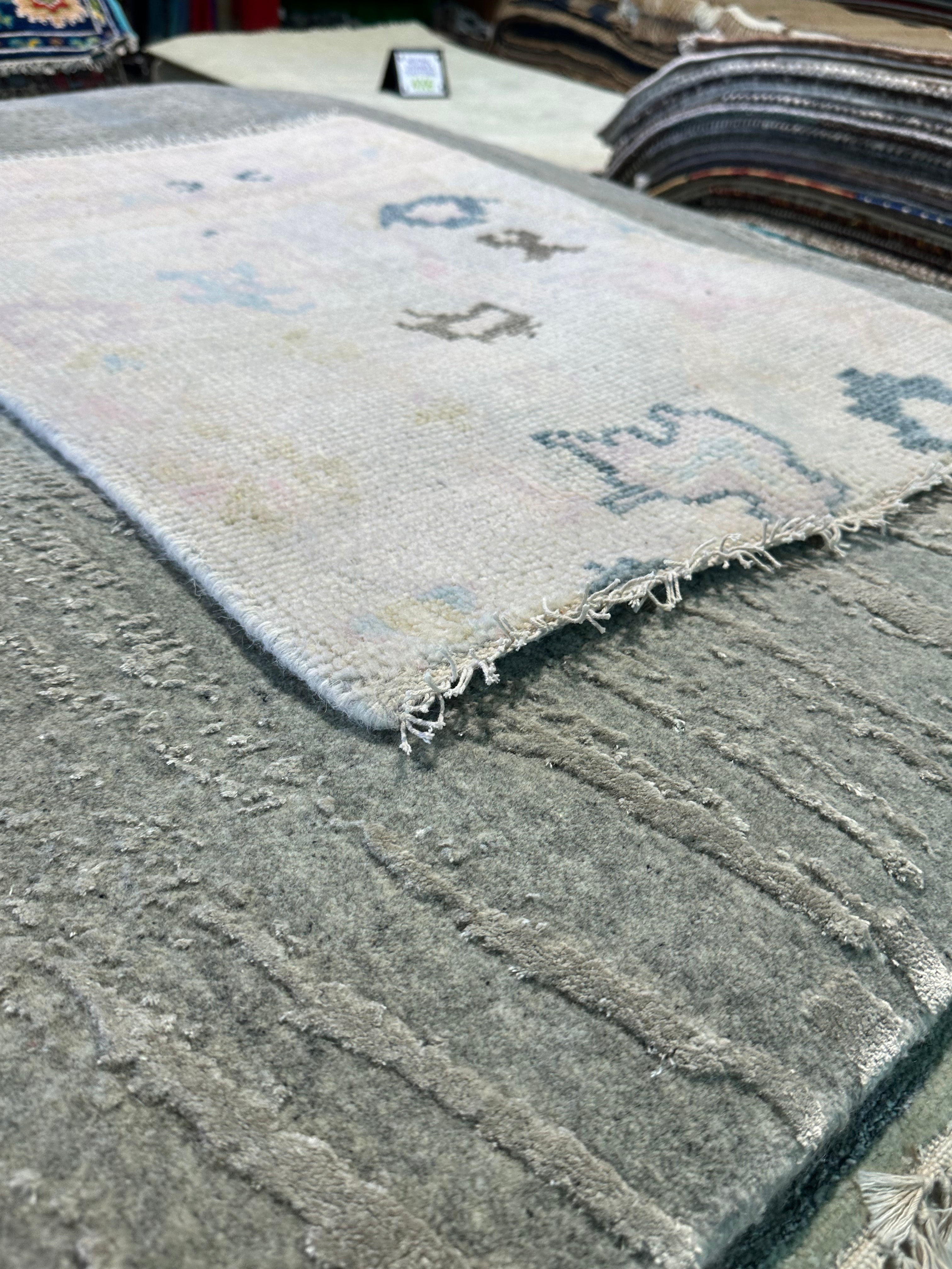 Gwyneth Anne Trumbore 2x3 Hand-Knotted Oushak Rug