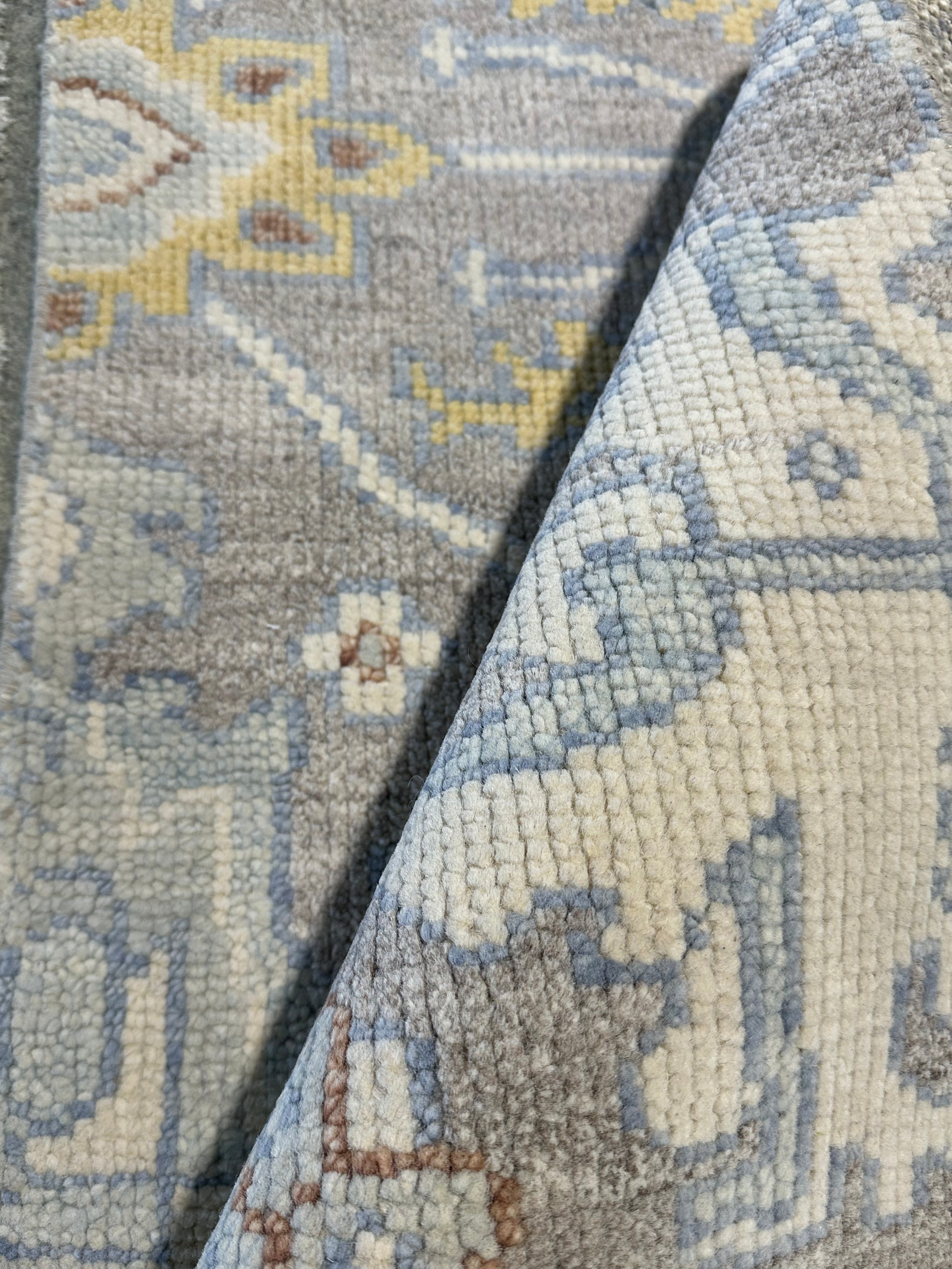 Carleton King 2x3 Hand-Knotted Oushak Rug