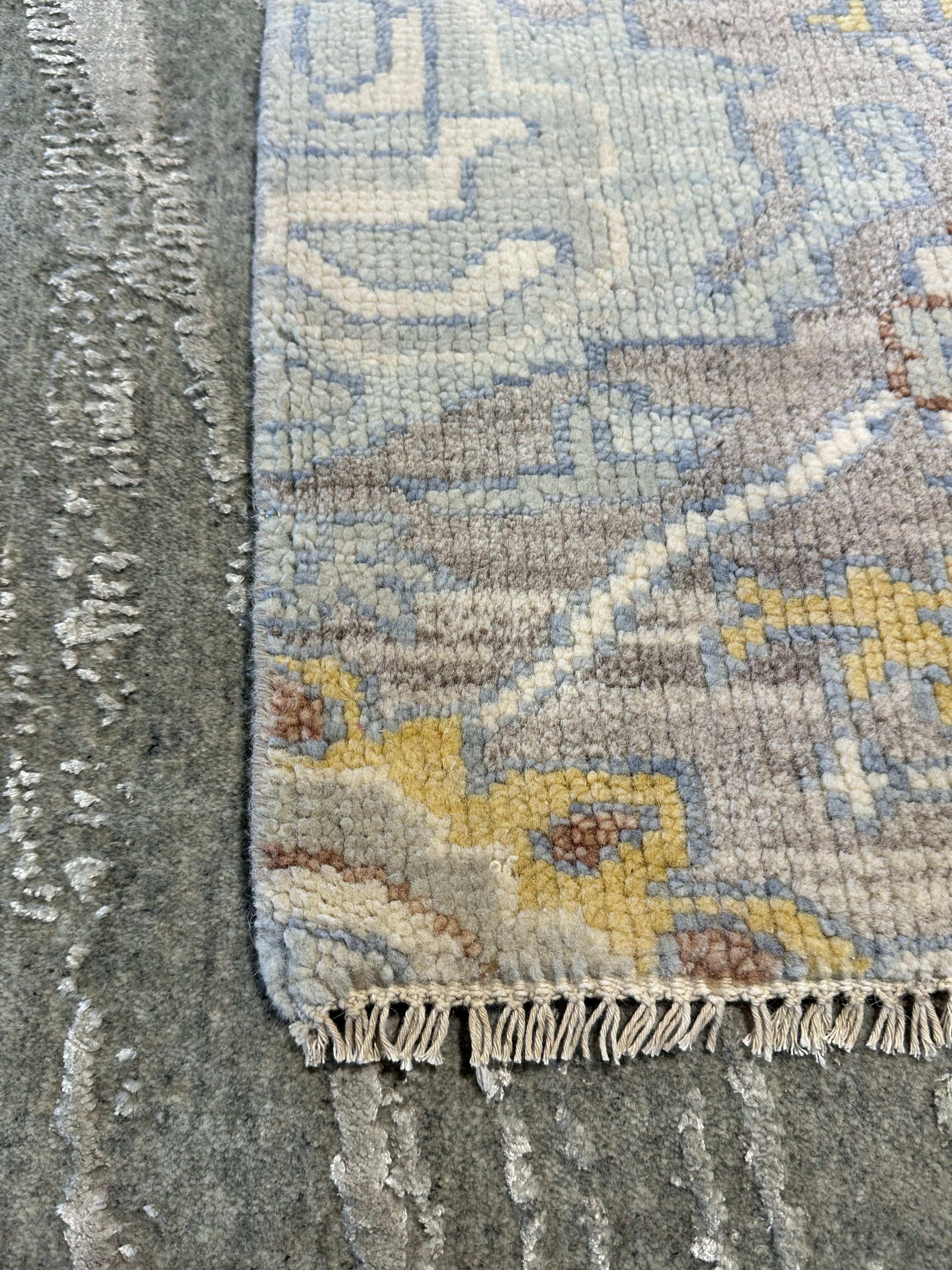 Carleton King 2x3 Hand-Knotted Oushak Rug