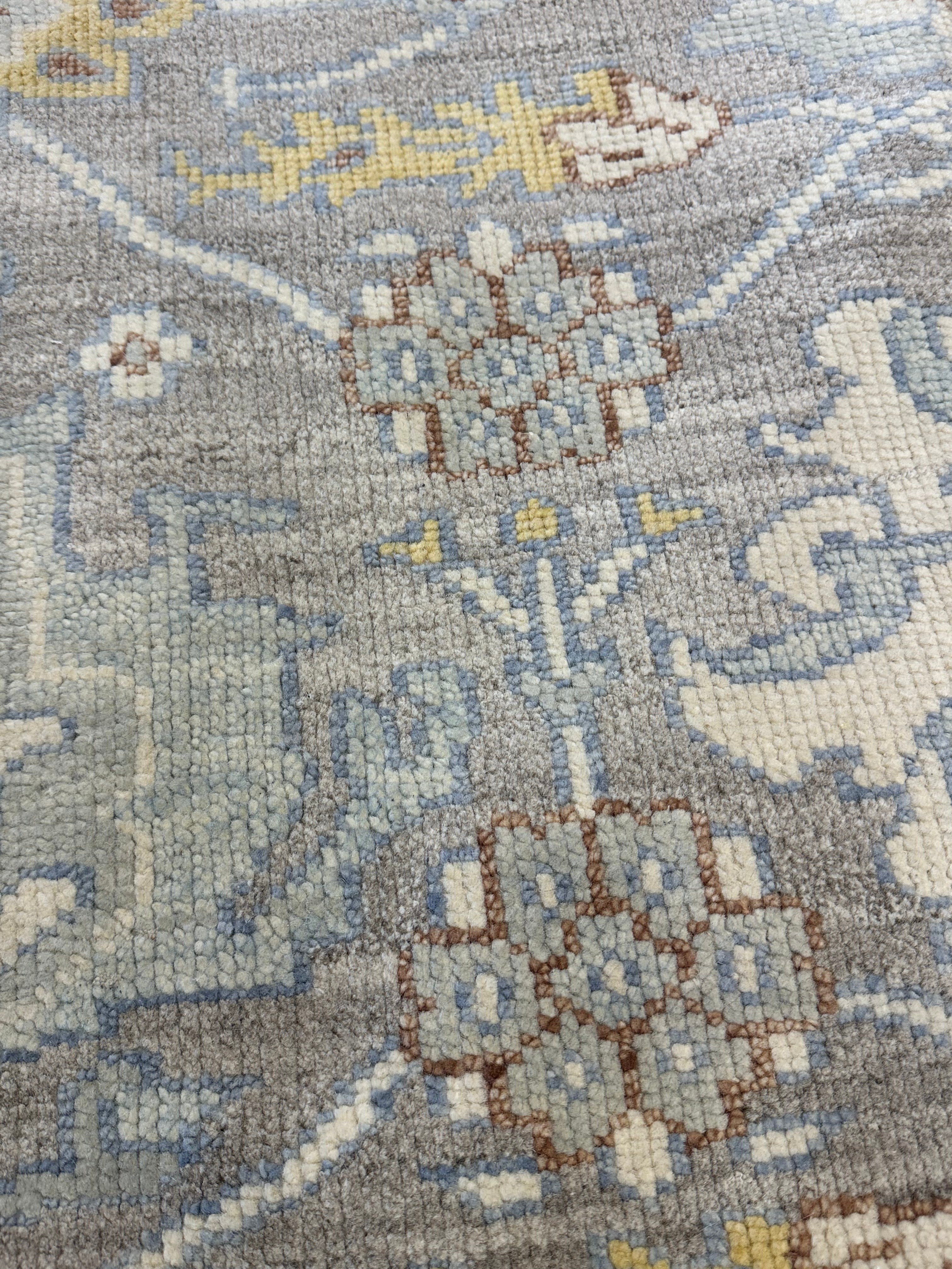 Carleton King 2x3 Hand-Knotted Oushak Rug