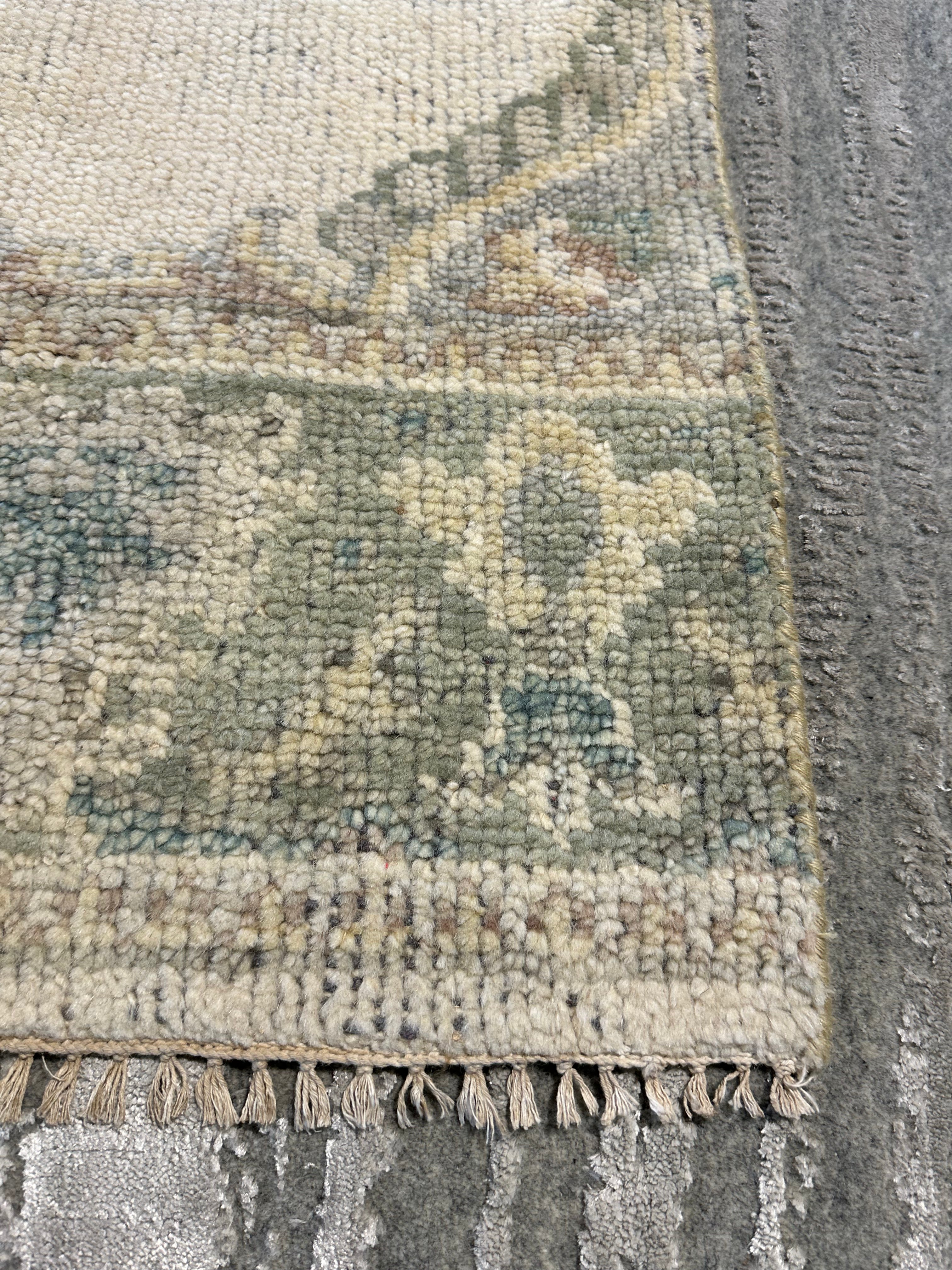 Jamie Cooper 2x3 Hand-Knotted Oushak Rug