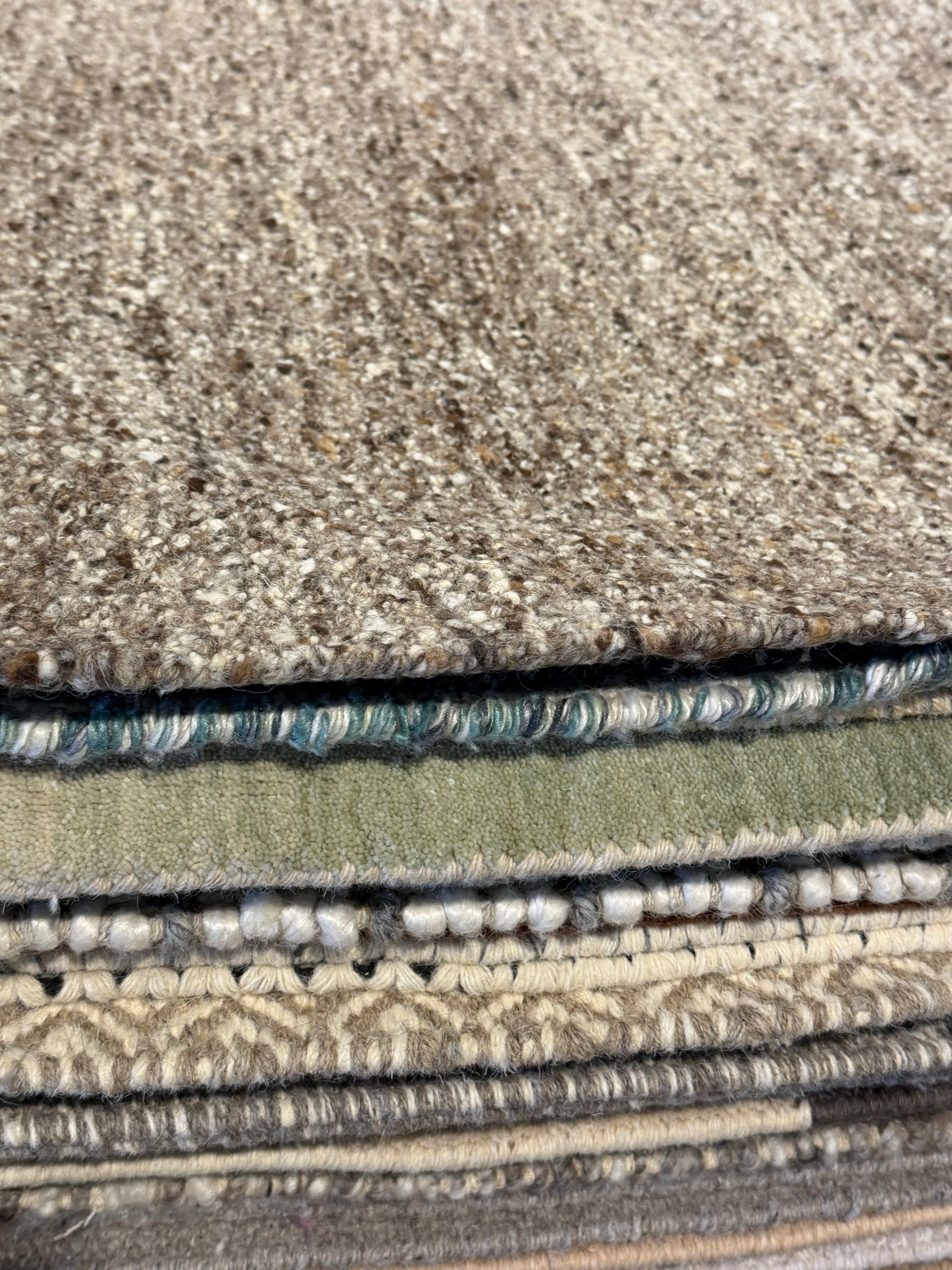 Bob Enright 8x10 Handwoven Textured Modern Natural