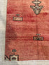 Helen Keller 2.10x9.9 Red Hand-Knotted Vintage Turkish Oushak Runner