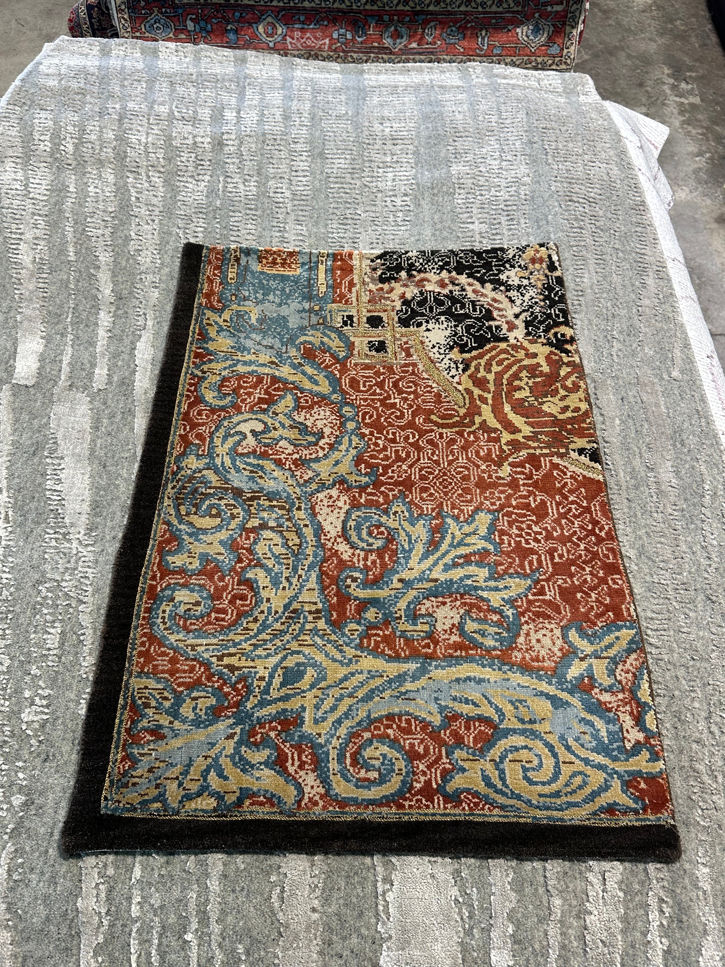 Grace Langstaff 2x3 Hand-Knotted Oushak Rug