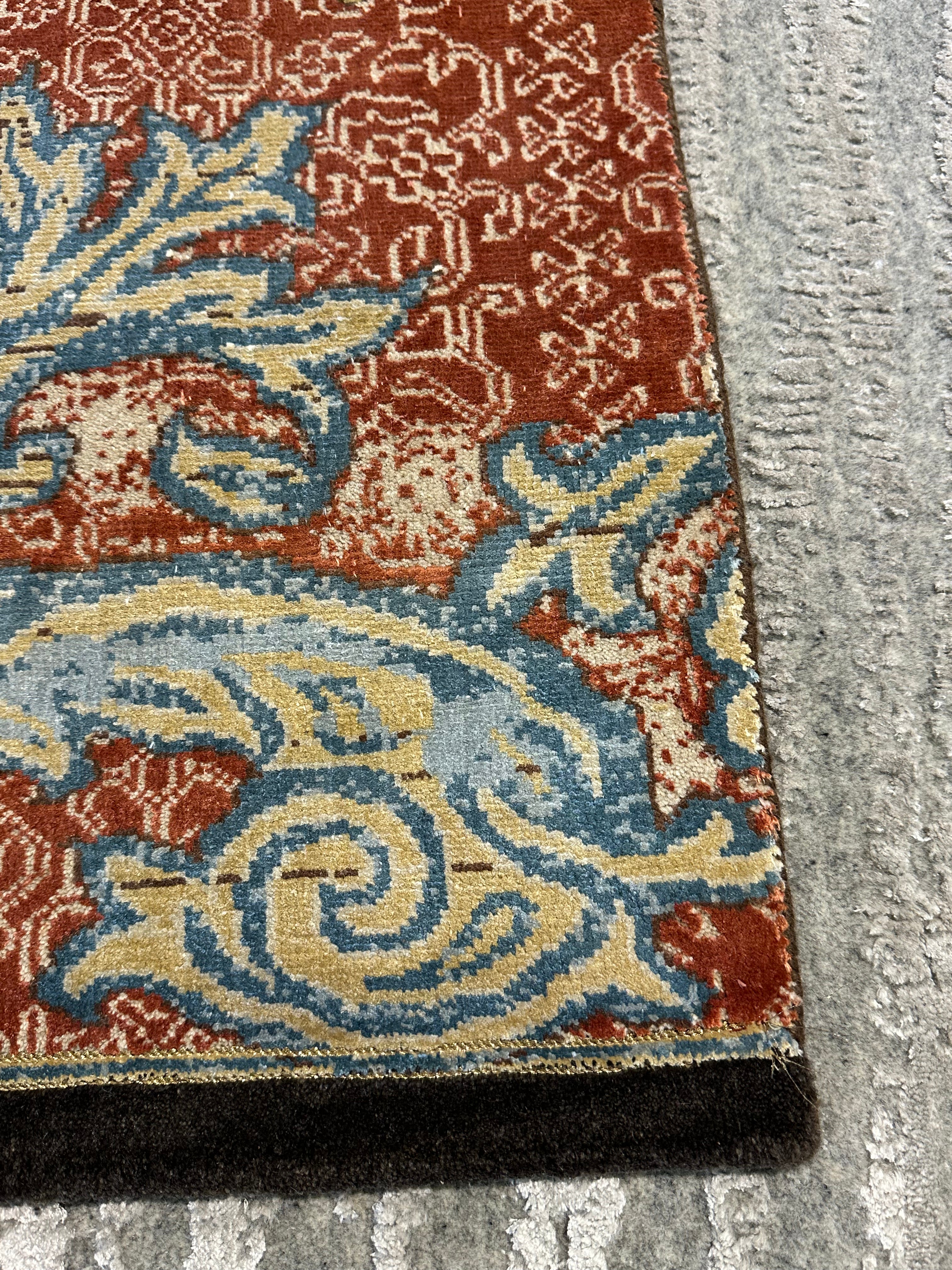 Grace Langstaff 2x3 Hand-Knotted Oushak Rug