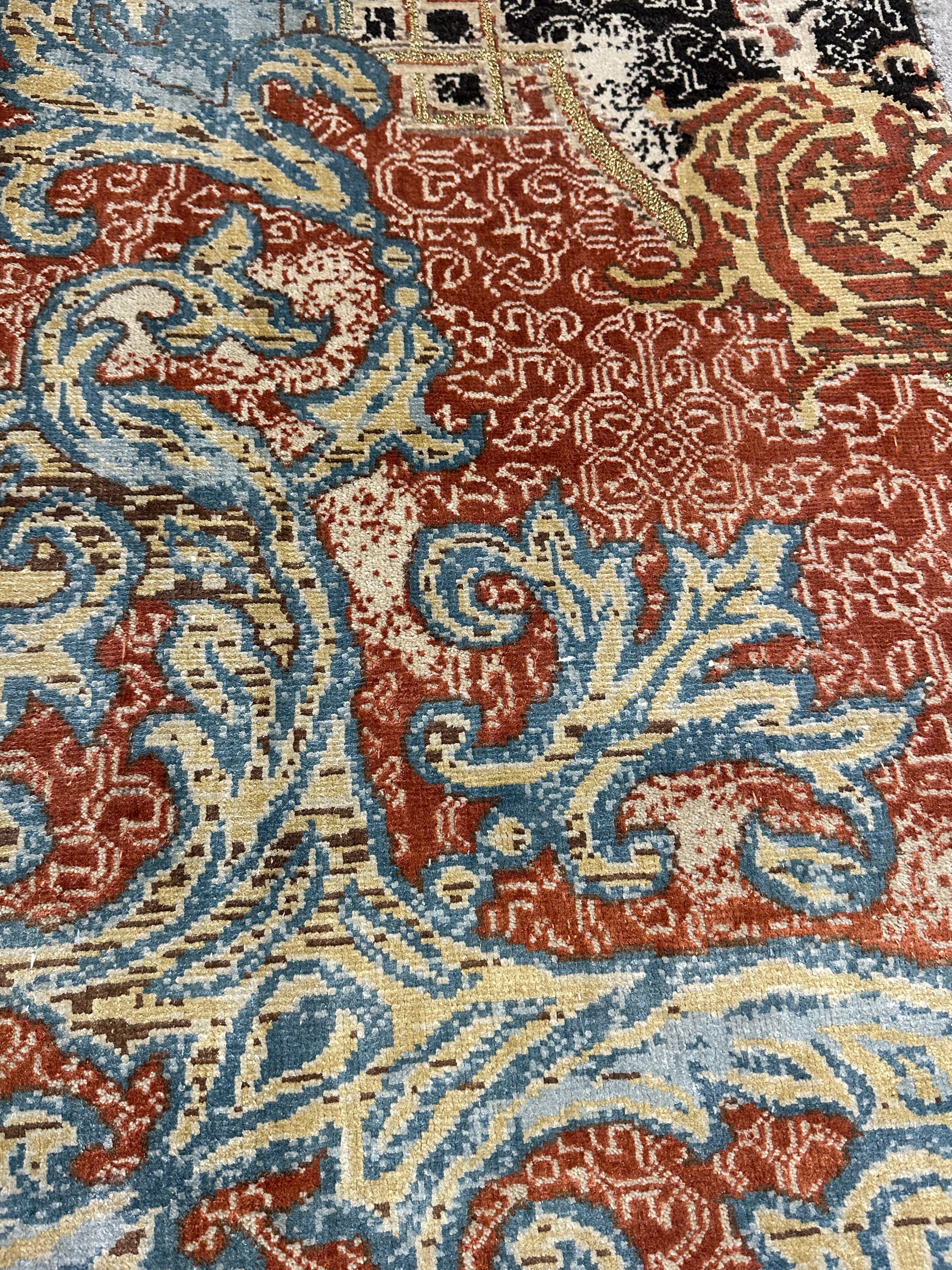 Grace Langstaff 2x3 Hand-Knotted Oushak Rug