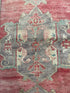 Paulina 3x10.2 Red Hand-Knotted Vintage Turkish Oushak Runner
