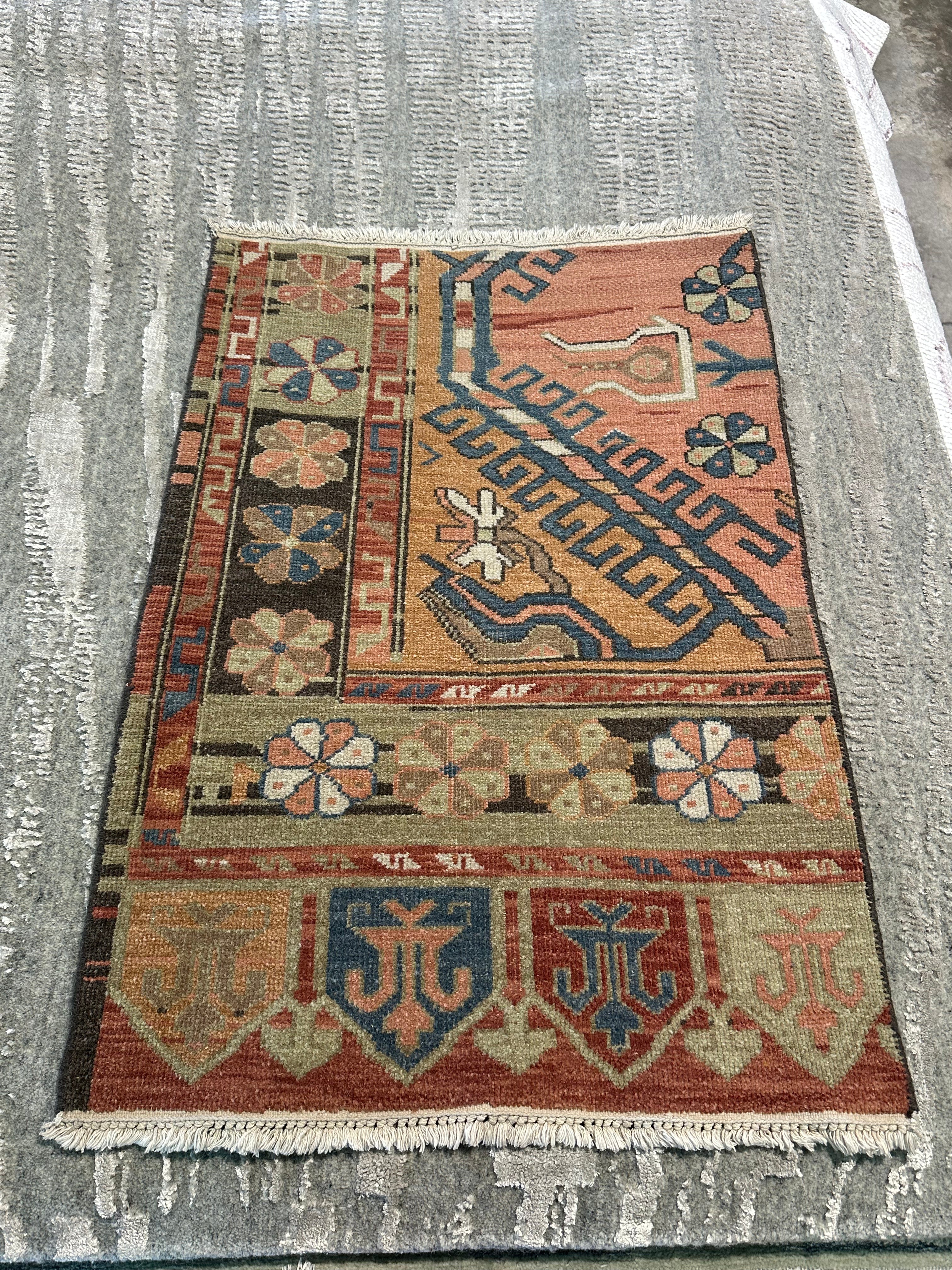 Saskia Slaaf 2x3 Hand-Knotted Oushak Rug