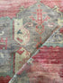 Paulina 3x10.2 Red Hand-Knotted Vintage Turkish Oushak Runner