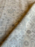 Roksana Babajan 9.3x12.3 Hand-Knotted Oushak Rug Ivory and Tan