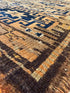 Jolene Gregor 3.3x8.5 Brown Hand-Knotted Vintage Turkish Oushak