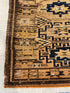 Jolene Gregor 3.3x8.5 Brown Hand-Knotted Vintage Turkish Oushak