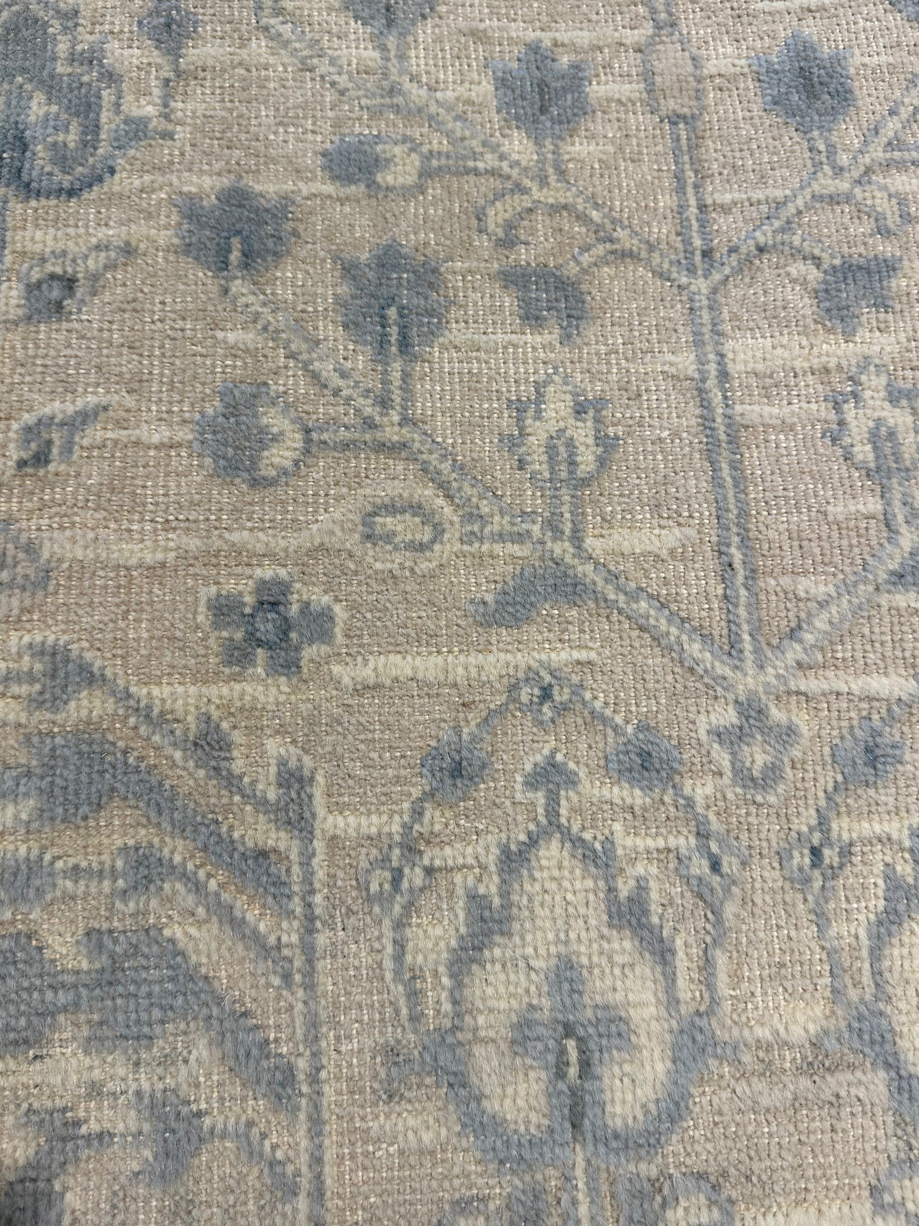 Michelle Kinney 2x3 Hand-Knotted Oushak Rug
