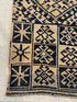 Carla Young 2.5x7.2 Navy Blue Hand-Knotted Vintage Turkish Oushak Runner