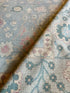 Lara Pulver 9.3x12 Blue Whitewashed Afghani Oushak