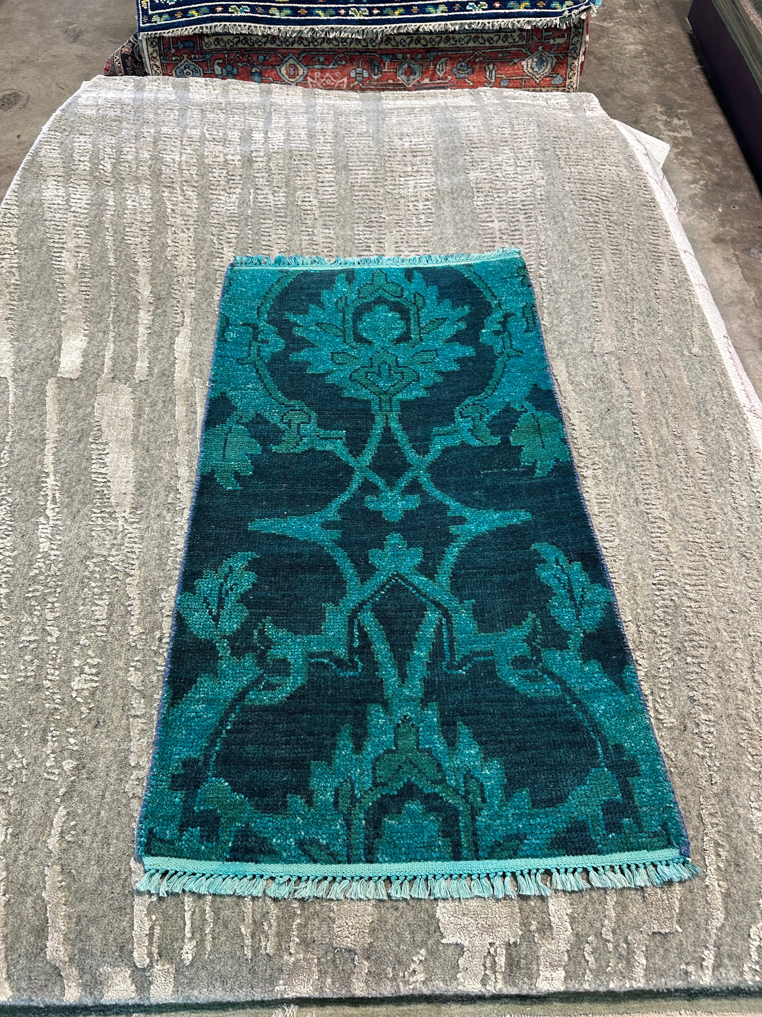 Lauren Kosteski 2x3 Hand-Knotted Oushak Rug