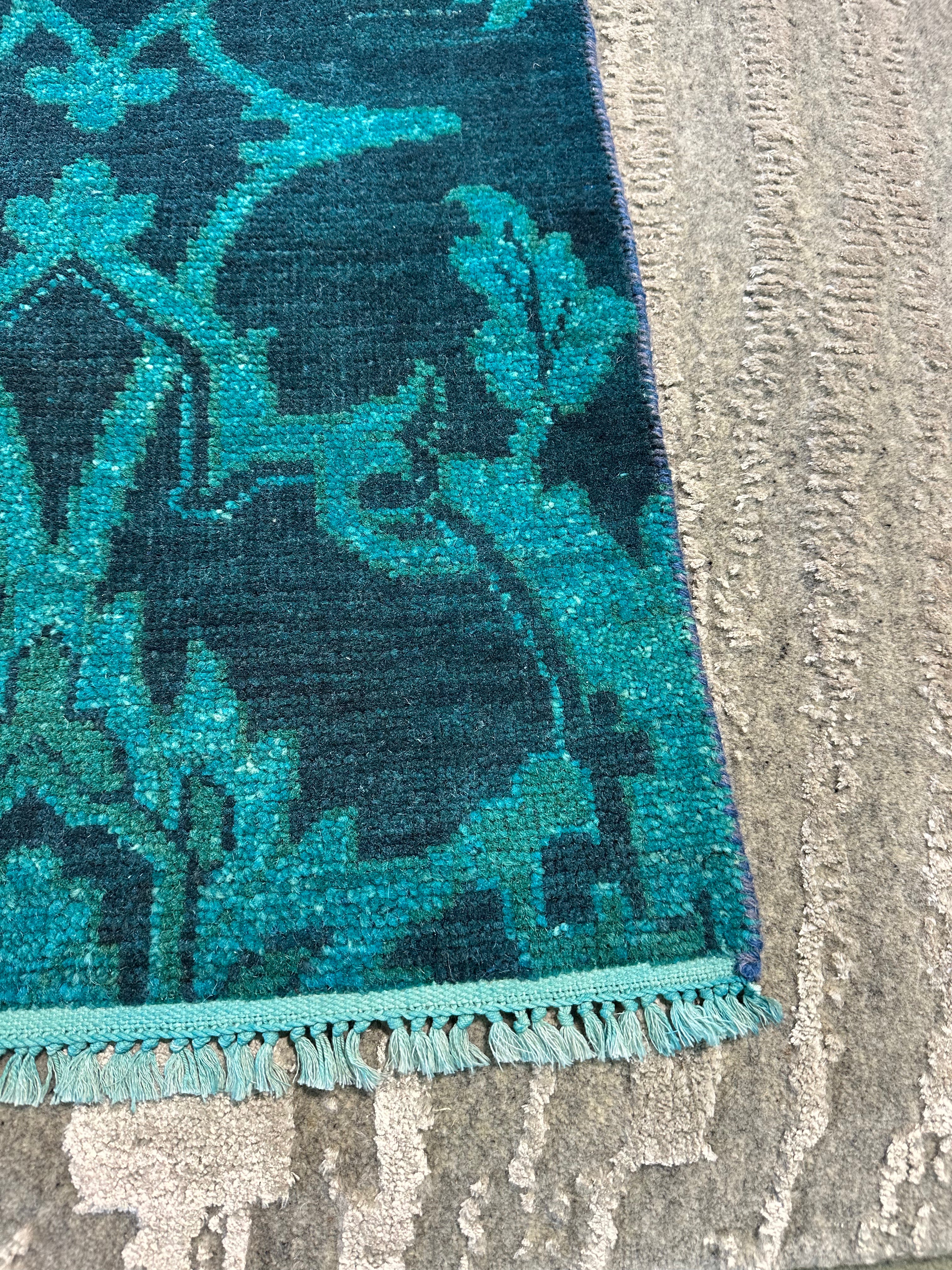 Lauren Kosteski 2x3 Hand-Knotted Oushak Rug