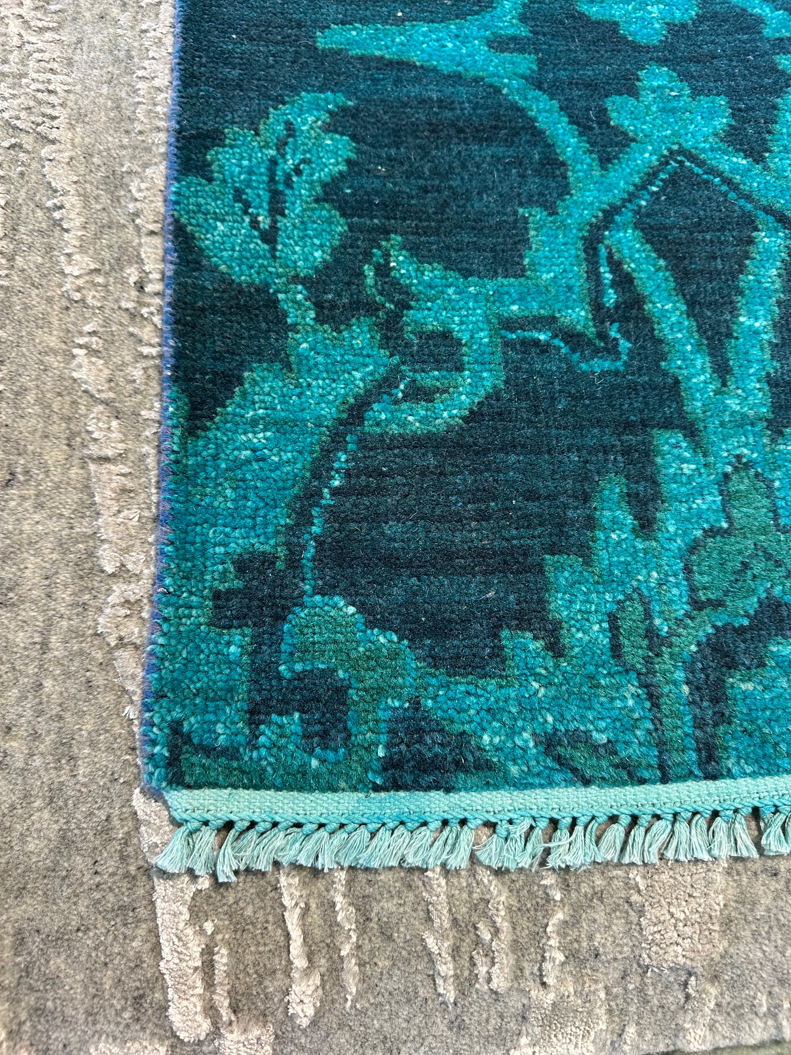 Lauren Kosteski 2x3 Hand-Knotted Oushak Rug